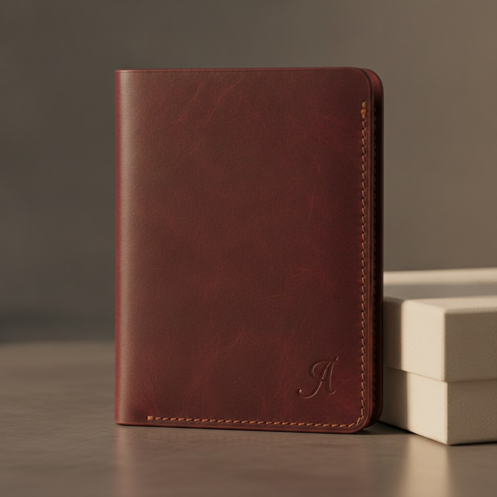 Bordo pasaportluk, kahve dikiş